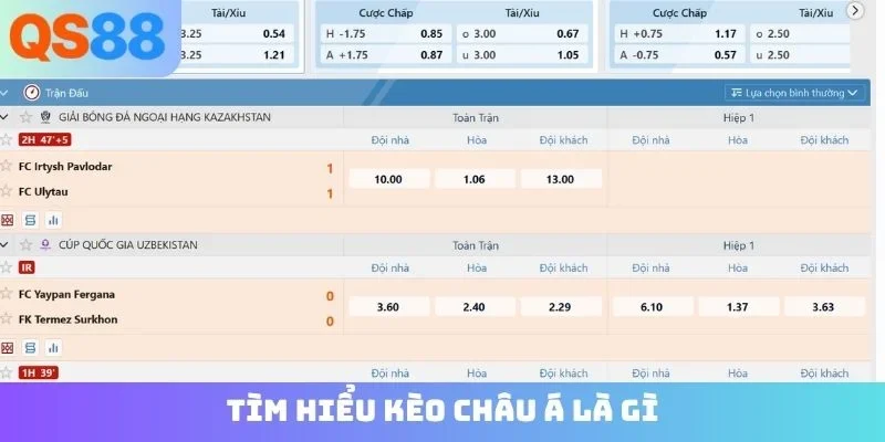 Tìm hiểu kèo Châu Á là gì